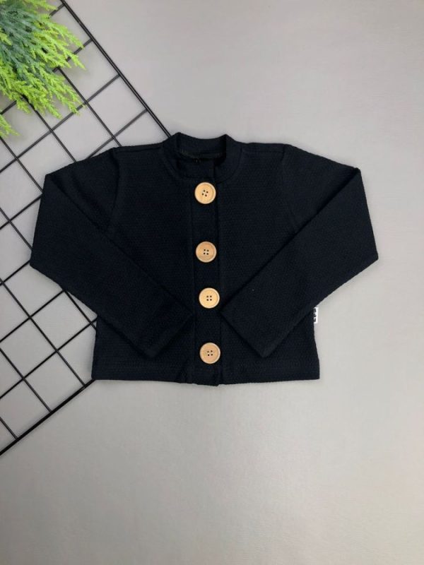 Cardigã para Bebê Analu Preto