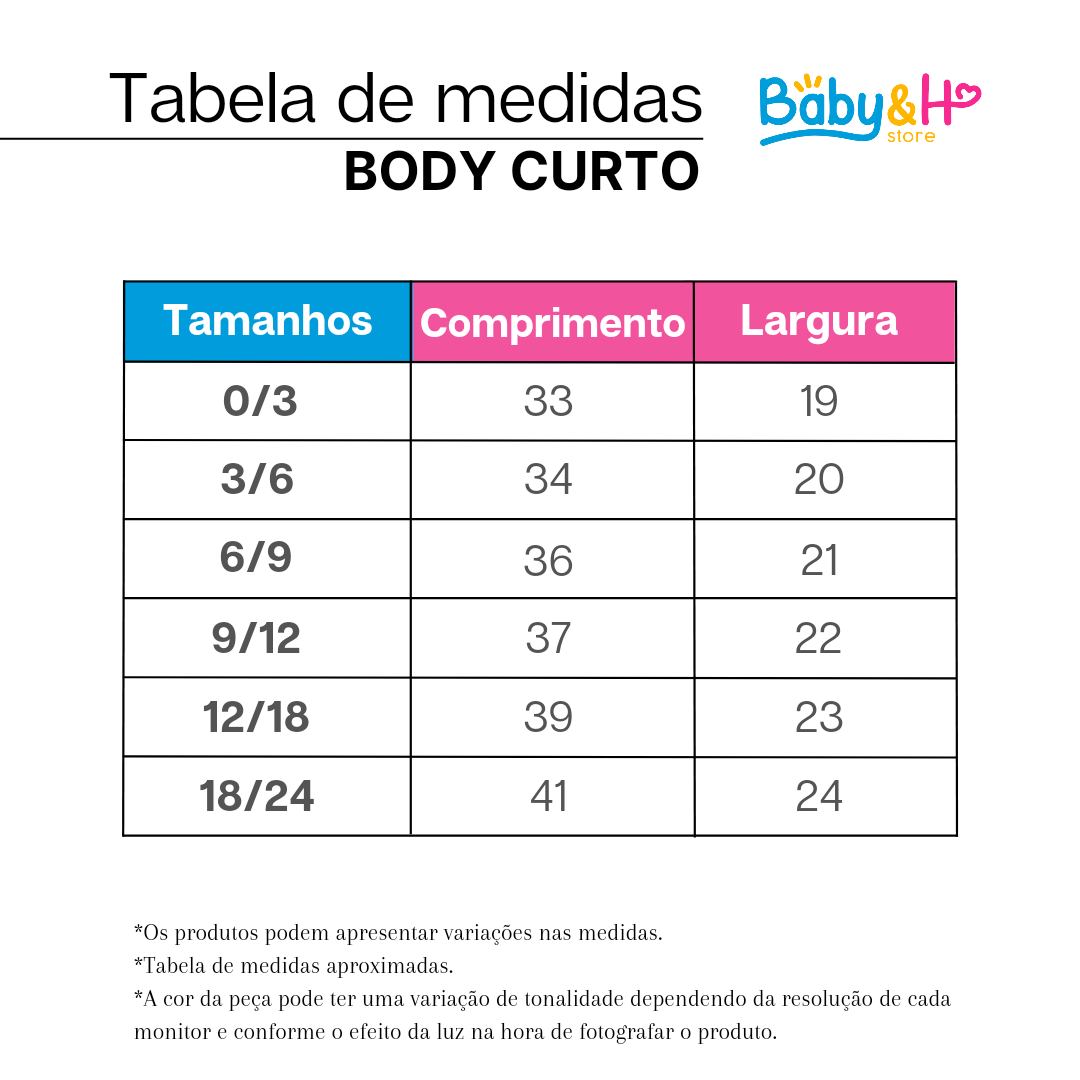 Body para Bebê a Pronta Entrega